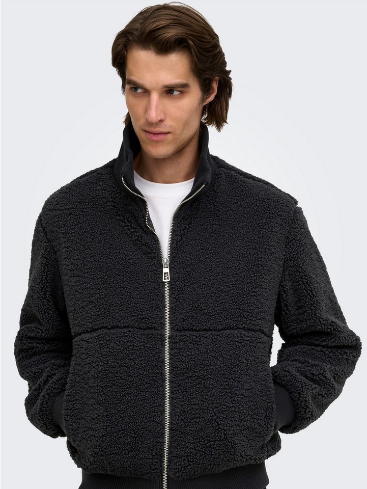 ONLY & SONS Parka ONSRAY SHERPA JACKET OTW VD Polyester, regular fit – Bild 2 von 5