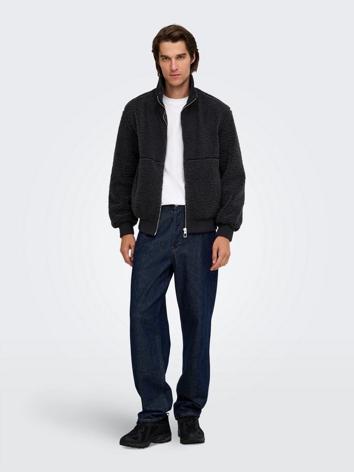 ONLY & SONS Parka ONSRAY SHERPA JACKET OTW VD Polyester, regular fit – Bild 4 von 5
