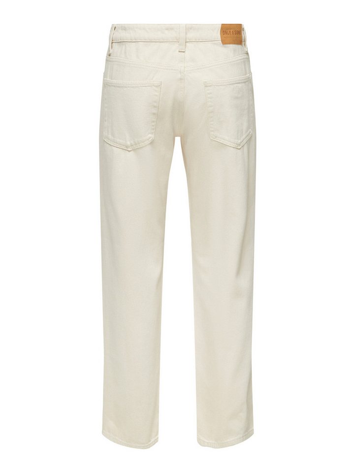 ONLY & SONS Regular-fit-Jeans ONSEDGE STRAIGHT BROMO 0017 DOT DNM NOOS – Bild 5 von 5