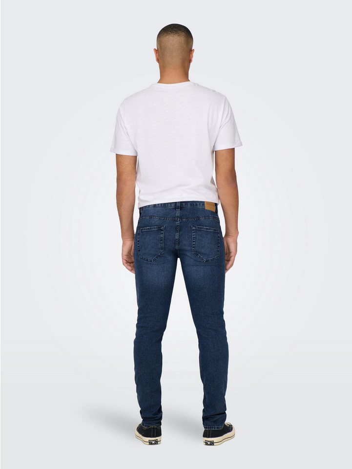 ONLY & SONS Regular-fit-Jeans ONSWEFT REG 7900 EY BOX JEANS NOOS Baumwollmischung, regular fit – Bild 2 von 5