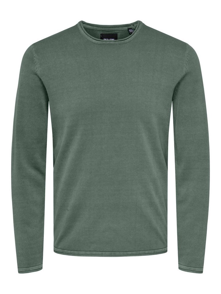 ONLY & SONS Rundhalspullover ONSGASTON REG 12 WASH CREW KNIT CS OTL – Bild 3 von 4