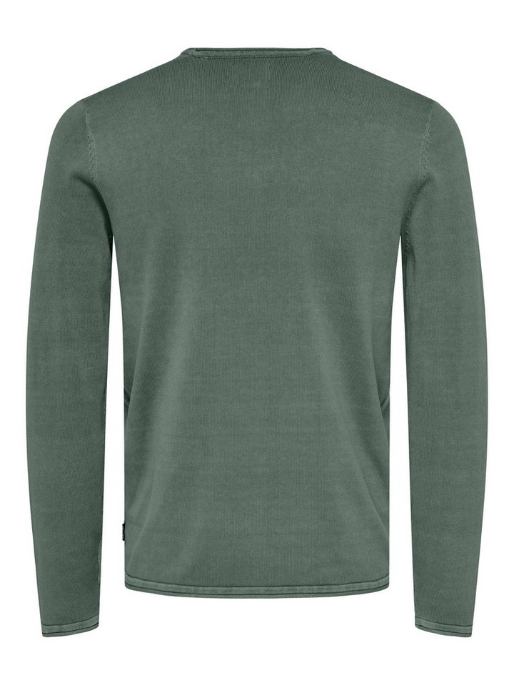 ONLY & SONS Rundhalspullover ONSGASTON REG 12 WASH CREW KNIT CS OTL – Bild 4 von 4