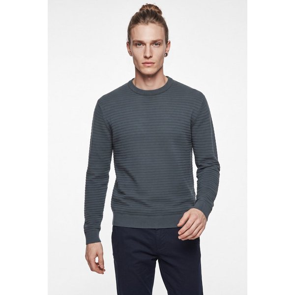 ONLY & SONS Rundhalspullover ONSSTORM LS CREW KNIT OTL Baumwolle, regular fit