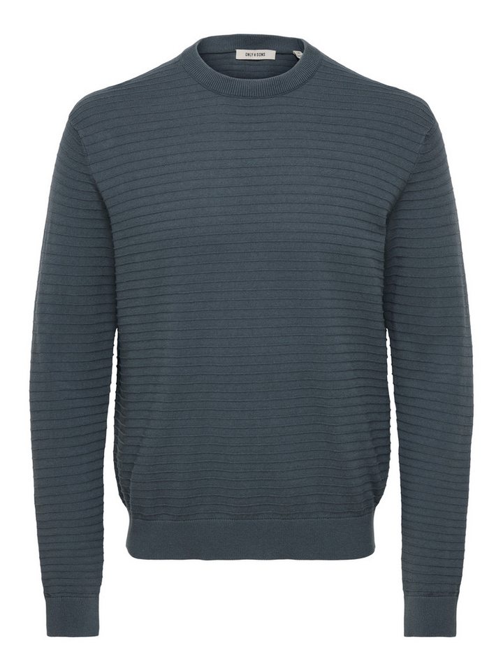 ONLY & SONS Rundhalspullover ONSSTORM LS CREW KNIT OTL Baumwolle, regular fit – Bild 4 von 5