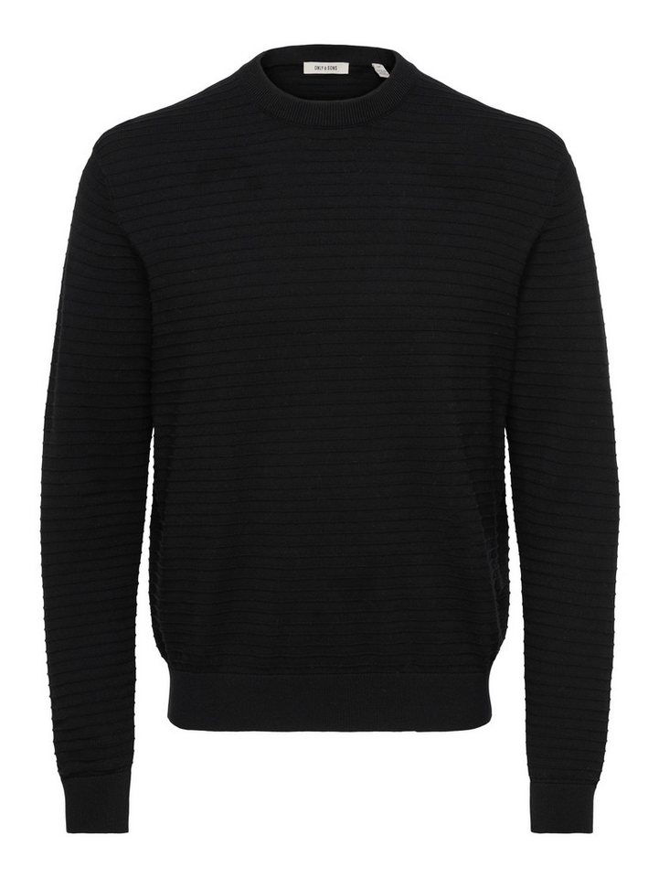 ONLY & SONS Rundhalspullover ONSSTORM LS CREW KNIT OTL Baumwolle, regular fit – Bild 5 von 5