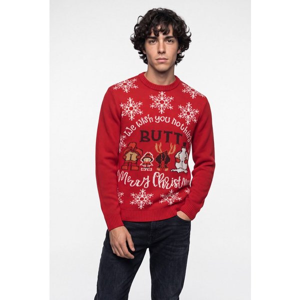ONLY & SONS Rundhalspullover ONSX-MAX SNOW REG CREW KNIT