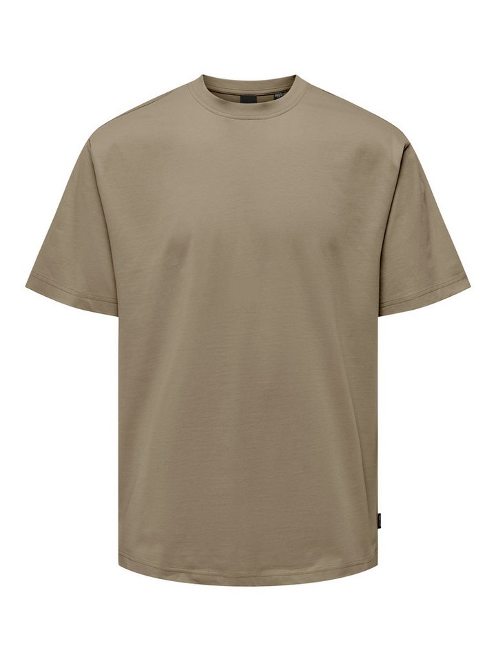 ONLY & SONS Rundhalsshirt ONSFRED RLX SS TEE Baumwolle, relaxed fit – Bild 4 von 5