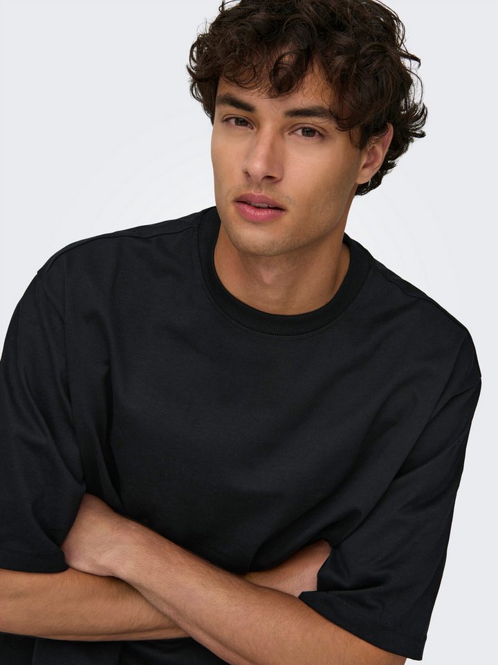 ONLY & SONS Rundhalsshirt ONSMILLENIUM OVZ SS TEE NOOS – Bild 2 von 5