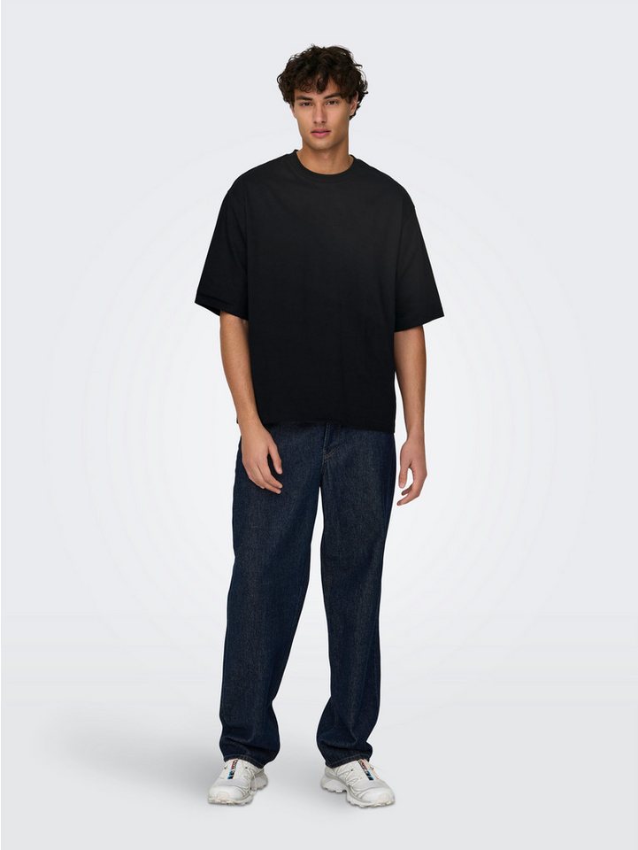 ONLY & SONS Rundhalsshirt ONSMILLENIUM OVZ SS TEE NOOS – Bild 4 von 5