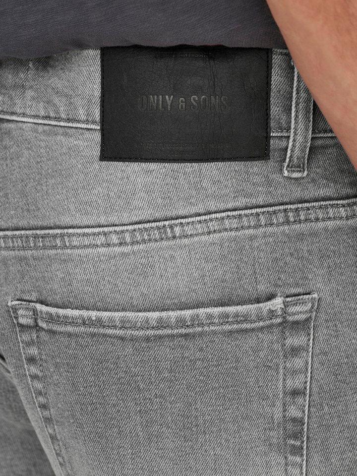 ONLY & SONS Straight-Jeans ONSEDGE PERFORMANCE LB 3816 DOT DNM NOOS Baumwollmischung, straight fit – Bild 3 von 5