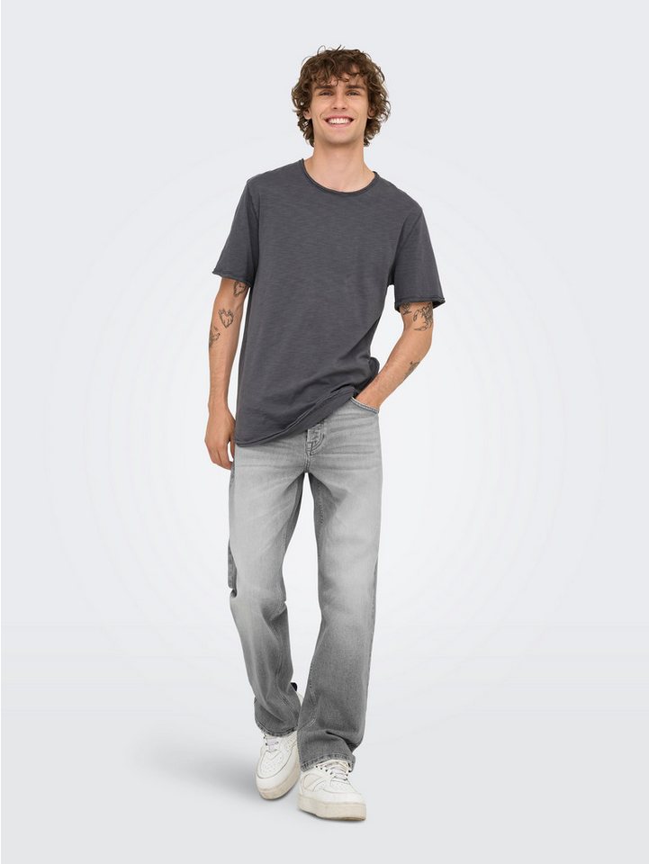 ONLY & SONS Straight-Jeans ONSEDGE PERFORMANCE LB 3816 DOT DNM NOOS Baumwollmischung, straight fit – Bild 4 von 5