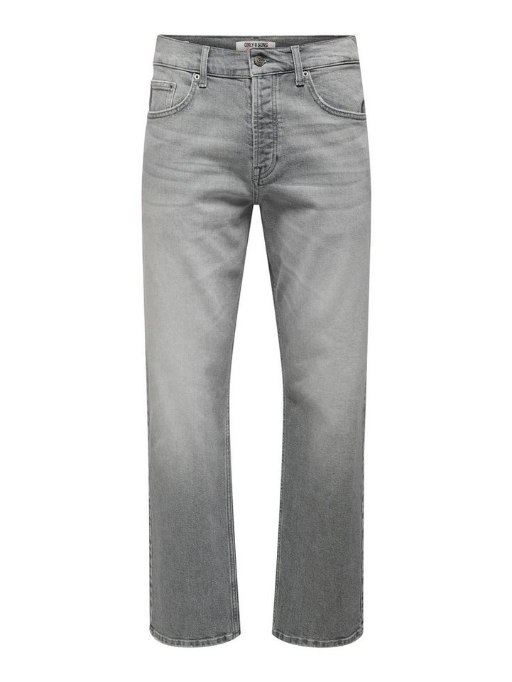 ONLY & SONS Straight-Jeans ONSEDGE PERFORMANCE LB 3816 DOT DNM NOOS Baumwollmischung, straight fit – Bild 5 von 5