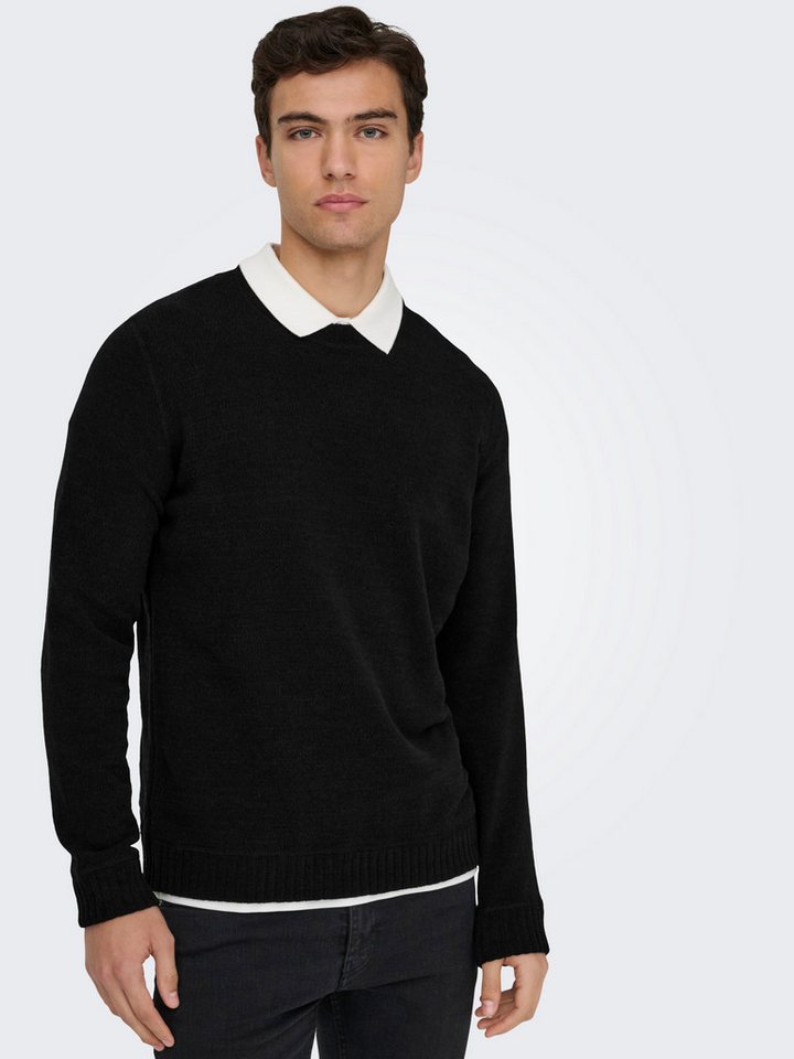 ONLY & SONS Strickpullover ONSETHAN LIFE REG 7 CREW KNIT – Bild 2 von 5