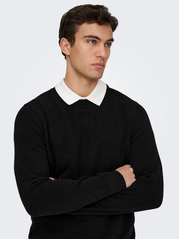 ONLY & SONS Strickpullover ONSETHAN LIFE REG 7 CREW KNIT – Bild 3 von 5