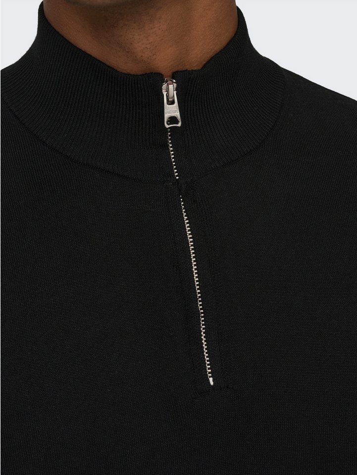 ONLY & SONS Strickpullover ONSWYLER LIFE REG 14 HALF ZIP KNIT NOOS – Bild 3 von 5