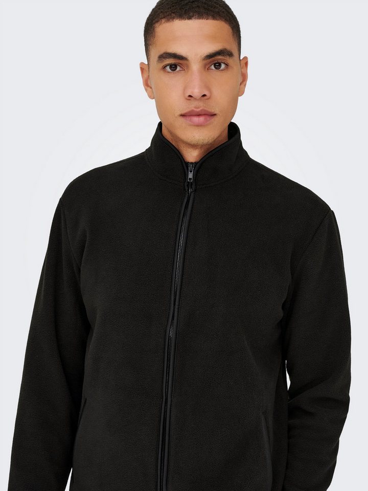 ONLY & SONS Sweatjacke ONSAKEEM FULL ZIP REG SWEAT OTL – Bild 3 von 5