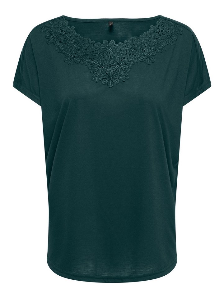 ONLY Spitzenshirt ONLWINNIE S/S TOP CS JRS Polyester, regular fit – Bild 2 von 4