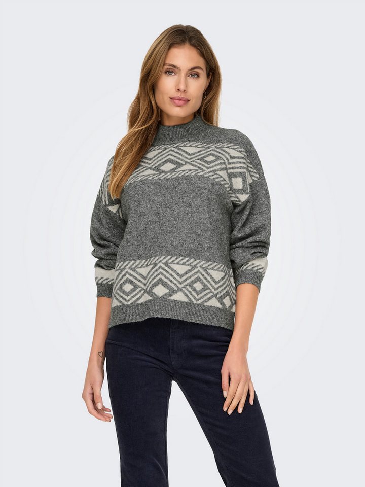 ONLY Stehkragenpullover ONLVICTORIA L/S PULLOVER KNT NOOS – Bild 2 von 5