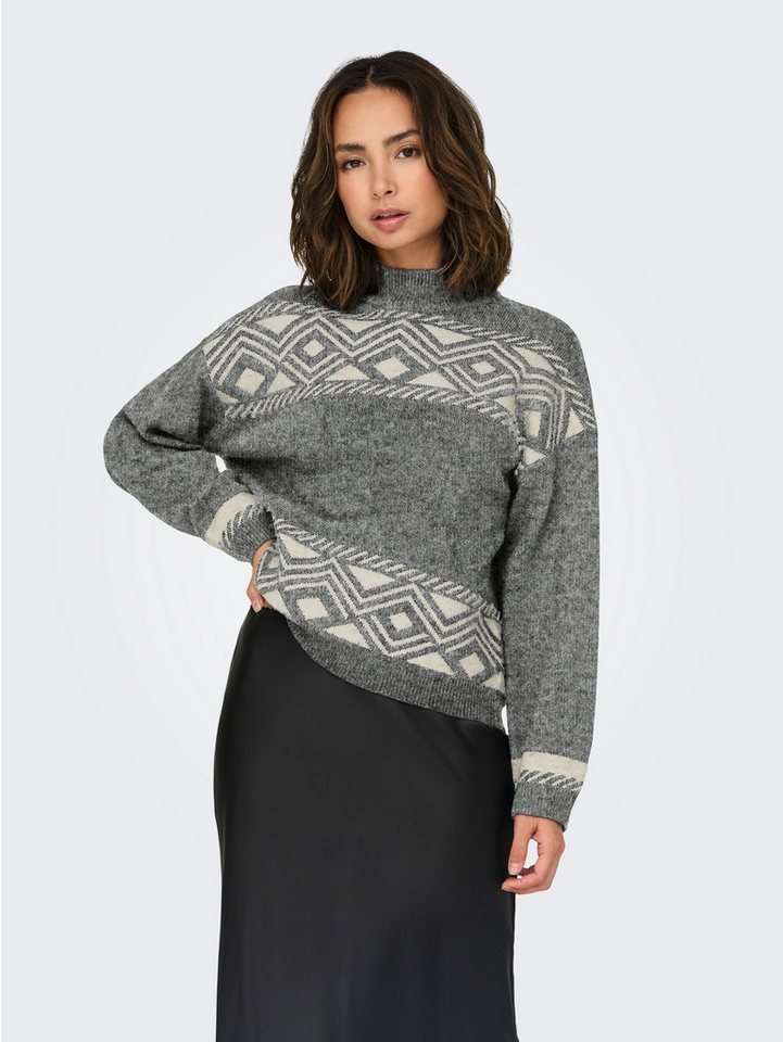 ONLY Stehkragenpullover ONLVICTORIA L/S PULLOVER KNT NOOS – Bild 3 von 5