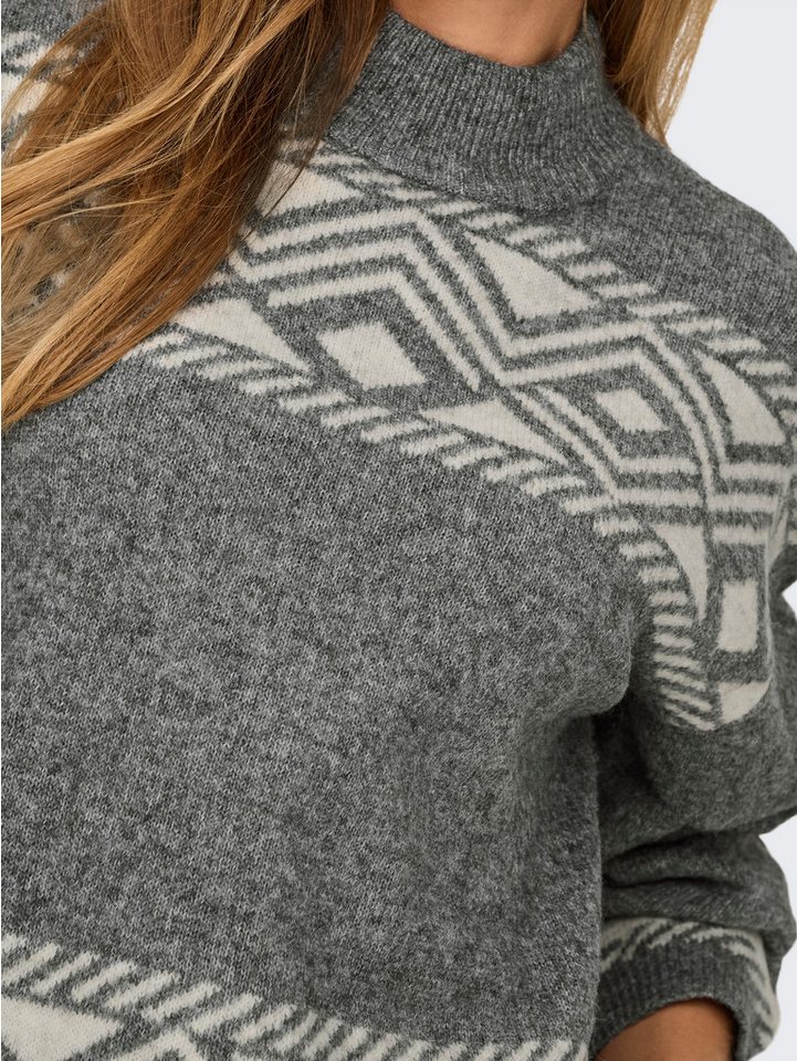 ONLY Stehkragenpullover ONLVICTORIA L/S PULLOVER KNT NOOS – Bild 4 von 5