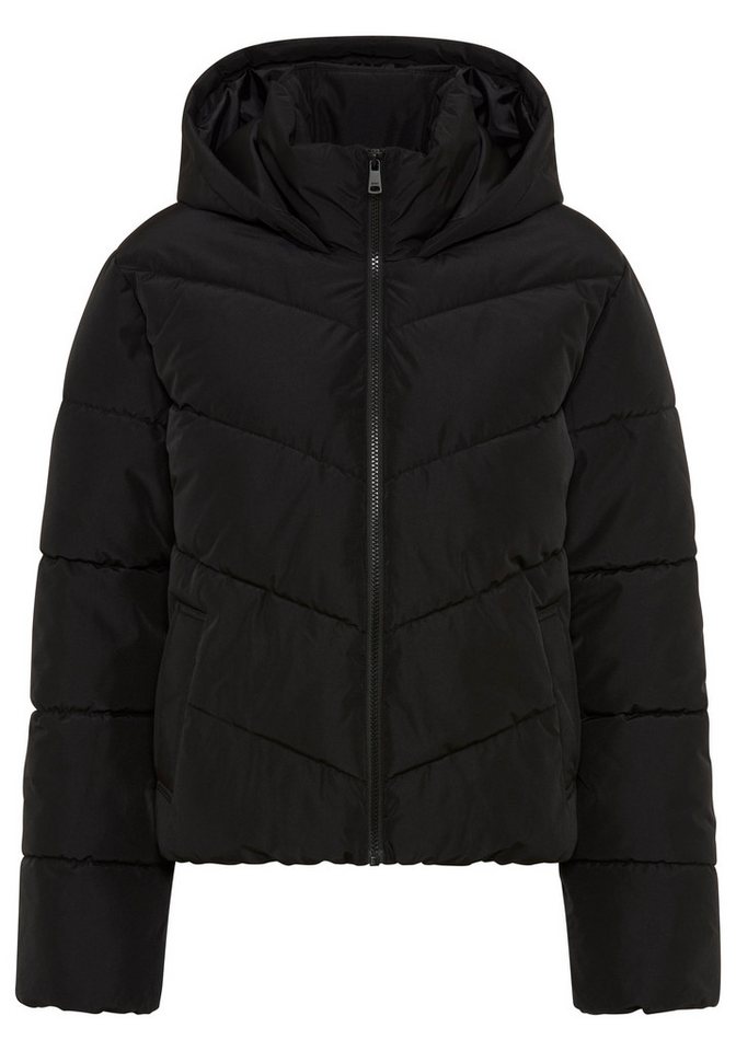 ONLY Steppjacke ONLCLARISA PUFFER HOOD JACKET CS OTW Kunstfaser, Steppware, Kapuze, elastische Bündchen – Bild 4 von 5