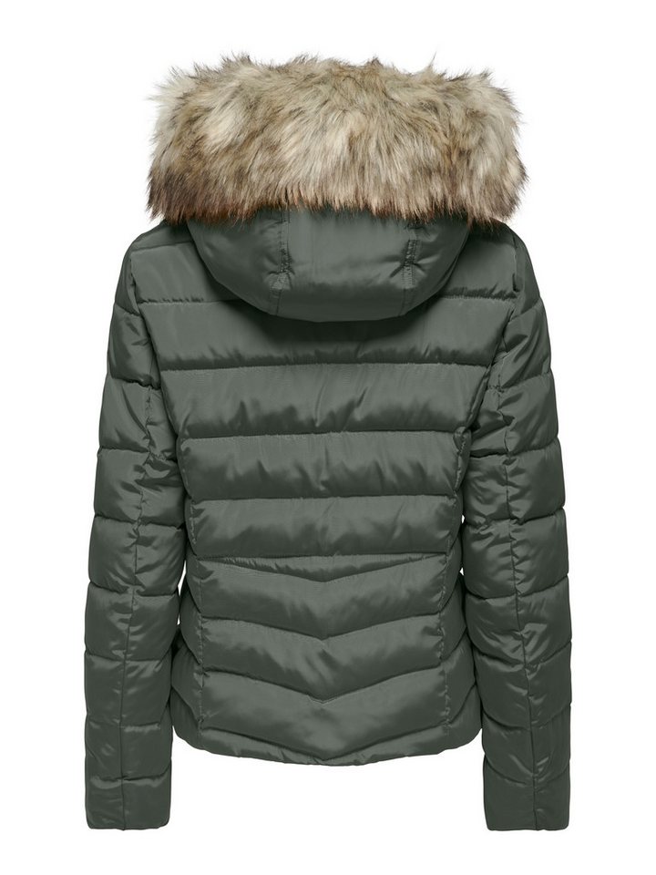 ONLY Steppjacke ONLELLAN QUILTED HOOD JACKET CC OTW Kunstfaser – Bild 5 von 5