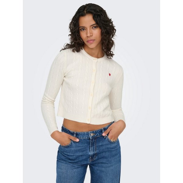 ONLY Strickjacke ONLKATIA LS CABLE BUTTON CARDIGAN CC KNT