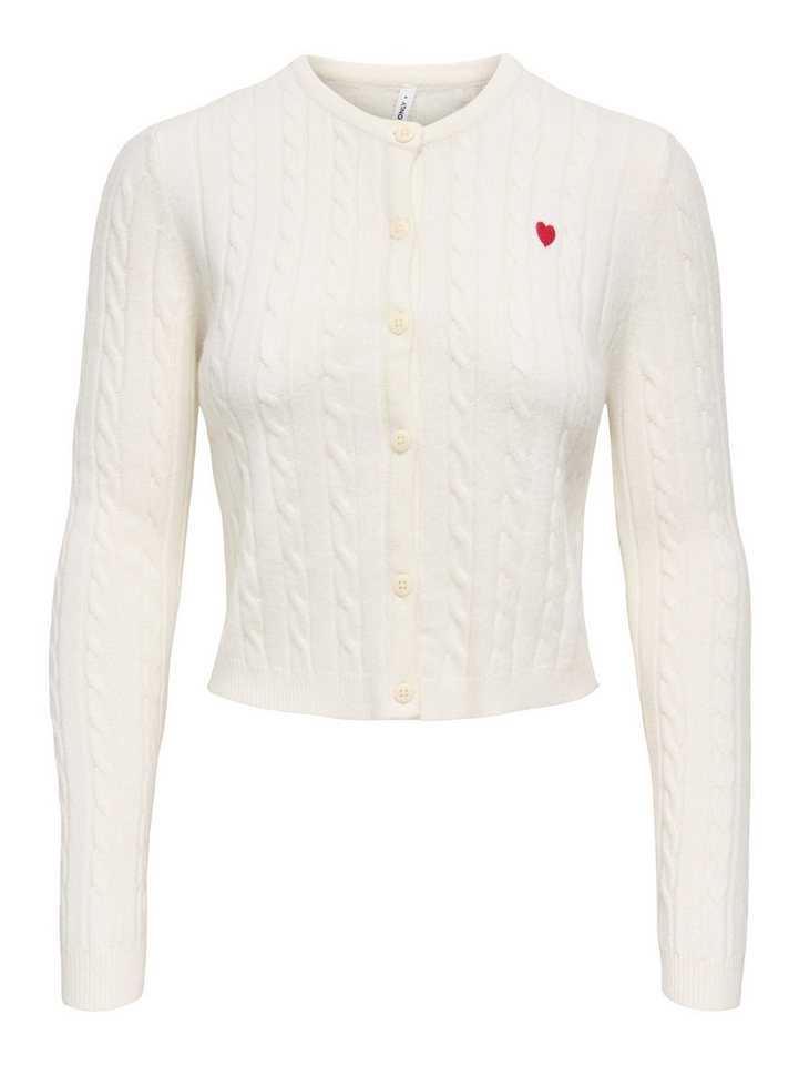 ONLY Strickjacke ONLKATIA LS CABLE BUTTON CARDIGAN CC KNT – Bild 5 von 5