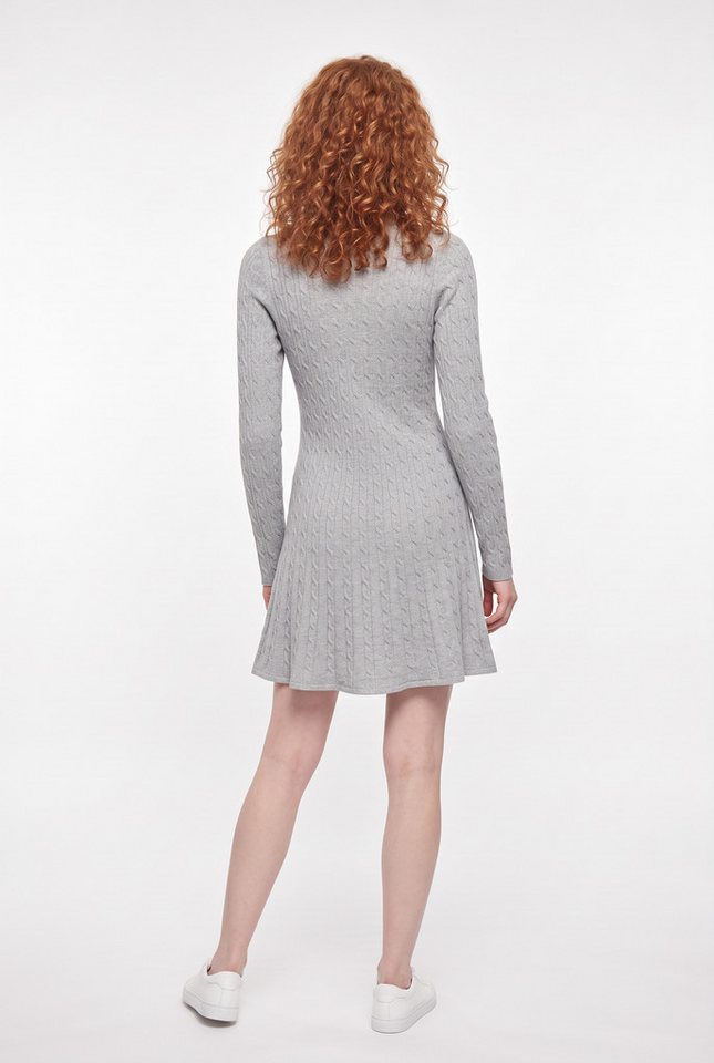 ONLY Strickkleid ONLIBI LS O-NECK CABLE DRESS CC KNT Viskosemischung, regular fit – Bild 2 von 5