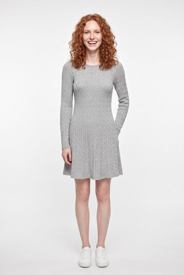 ONLY Strickkleid ONLIBI LS O-NECK CABLE DRESS CC KNT Viskosemischung, regular fit – Bild 3 von 5