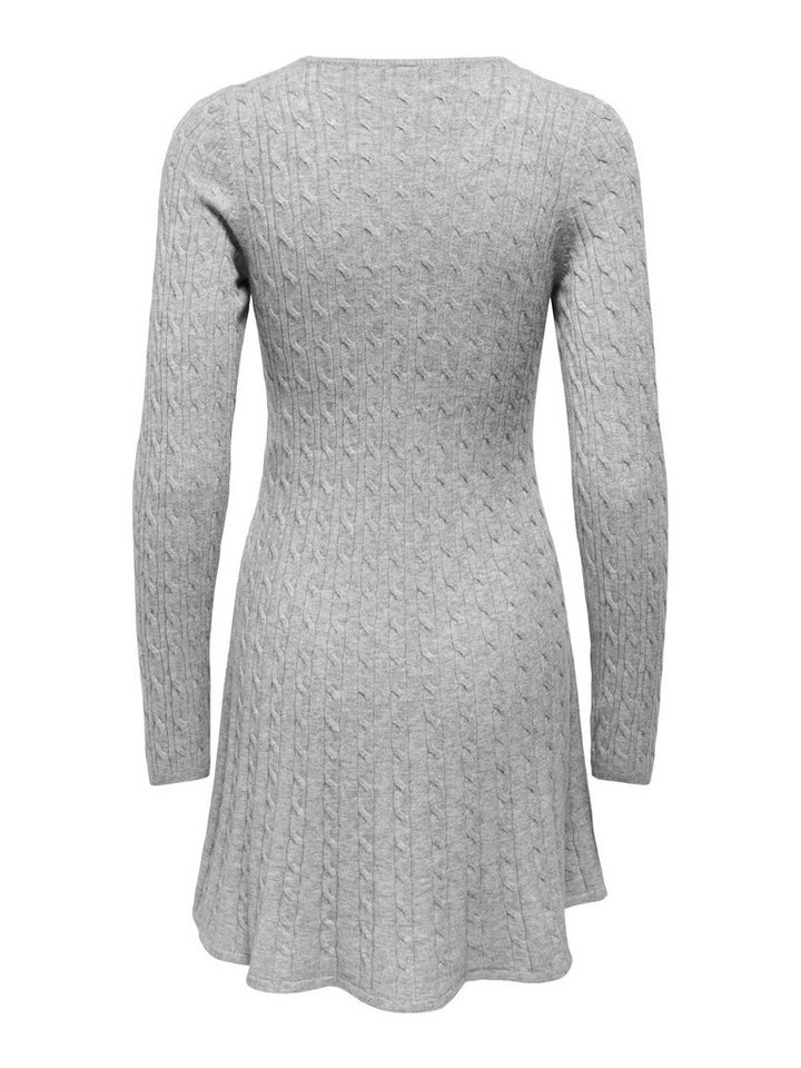 ONLY Strickkleid ONLIBI LS O-NECK CABLE DRESS CC KNT Viskosemischung, regular fit – Bild 5 von 5