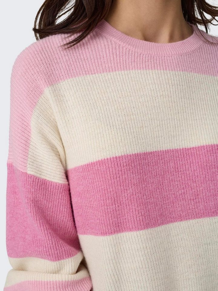 ONLY Strickpullover ONLATIA L/S STRIPE PULLOVER KNT NOOS Viskosemischung, regular fit – Bild 3 von 5