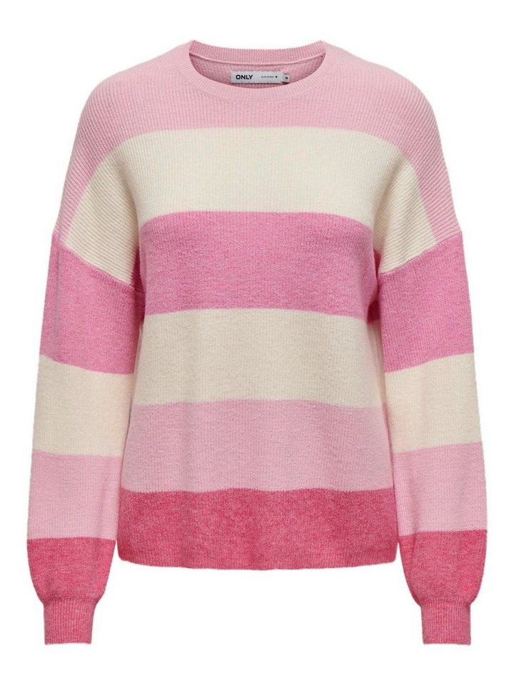 ONLY Strickpullover ONLATIA L/S STRIPE PULLOVER KNT NOOS Viskosemischung, regular fit – Bild 5 von 5
