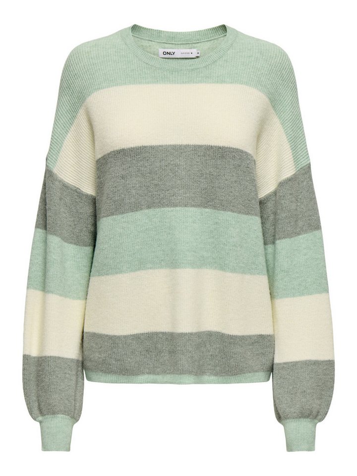 ONLY Strickpullover ONLATIA L/S STRIPE PULLOVER KNT NOOS Viskosemischung, regular fit – Bild 5 von 5