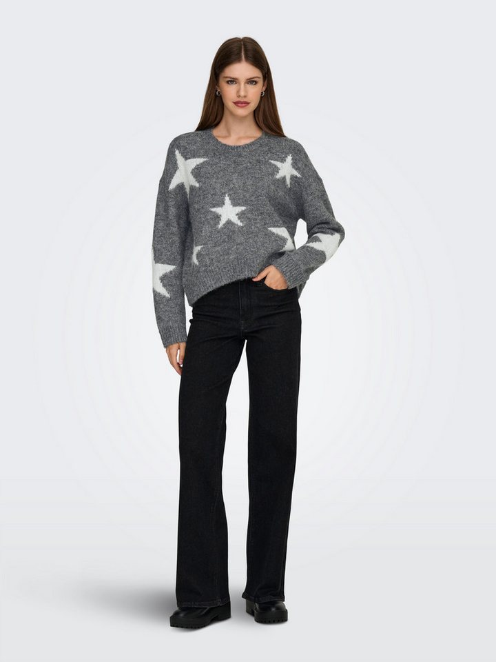 ONLY Strickpullover ONLAZU LS STAR O-NECK KNT – Bild 4 von 5