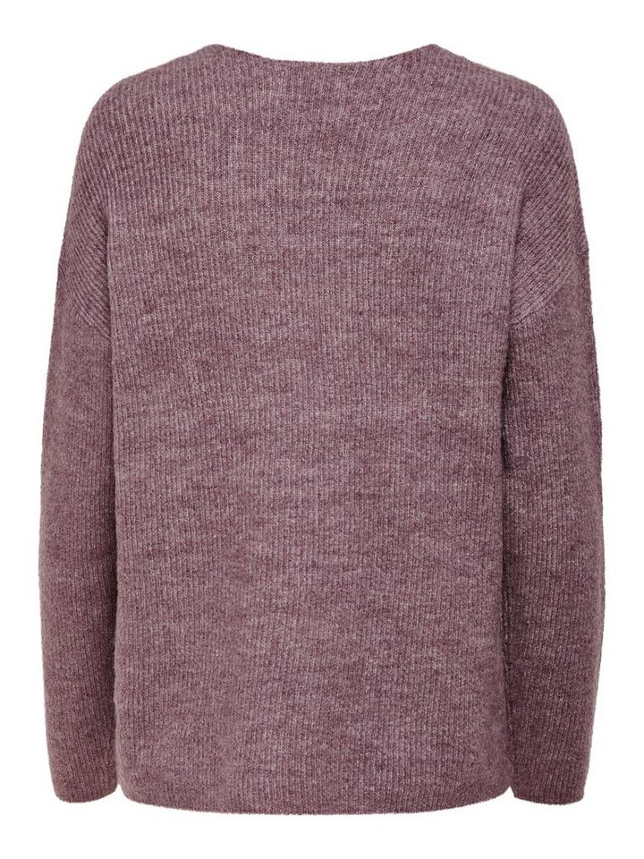ONLY Strickpullover ONLCAMILLA V-NECK L/S PULLOVER KNT NOOS Materialmix, regular fit – Bild 5 von 5