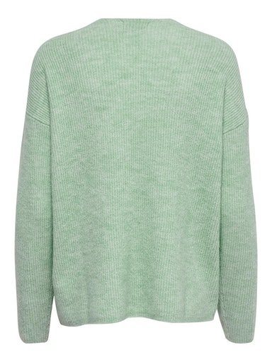 ONLY Strickpullover ONLCAMILLA V-NECK L/S PULLOVER KNT NOOS Materialmix, regular fit – Bild 5 von 5