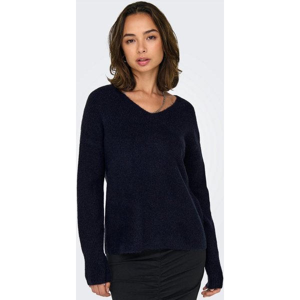 ONLY Strickpullover ONLCAMILLA V-NECK L/S PULLOVER KNT NOOS Materialmix, regular fit