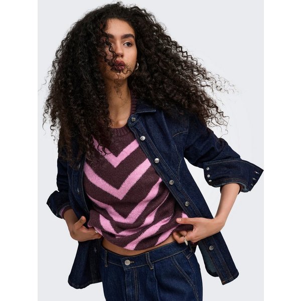 ONLY Strickpullover ONLELIZA L/S PULLOVER KNT NOOS Kunstfaser, regular fit