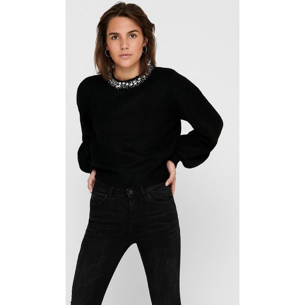 ONLY Strickpullover ONLELSA L/S PULLOVER KNT NOOS Materialmix, regular fit
