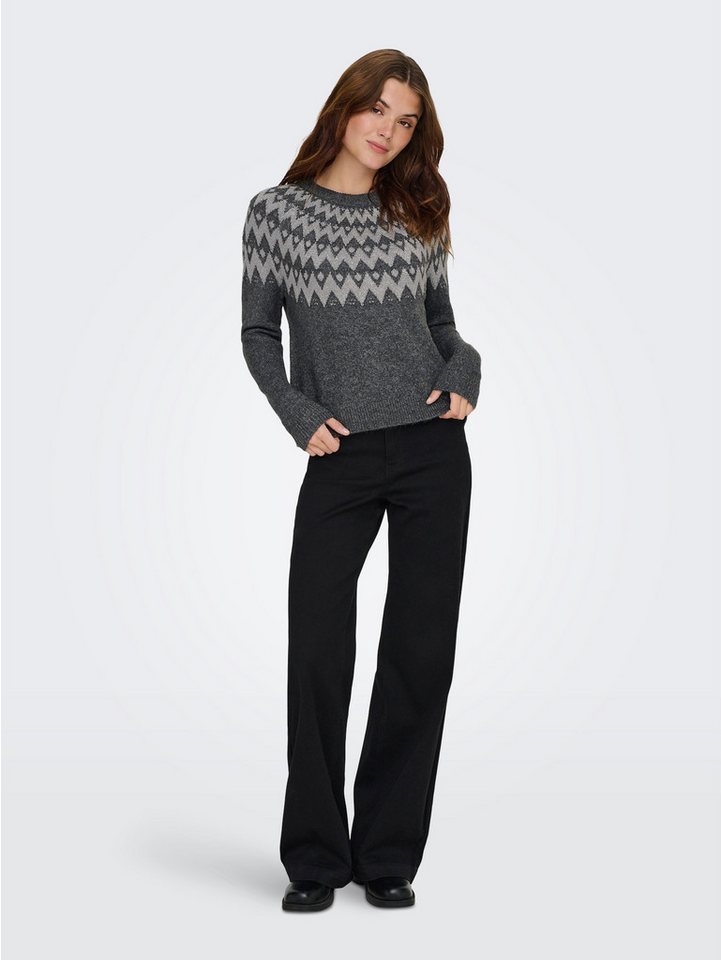 ONLY Strickpullover ONLFRY LS JQ GLITTER O-NECK CC KNT – Bild 4 von 5