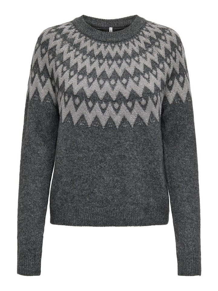ONLY Strickpullover ONLFRY LS JQ GLITTER O-NECK CC KNT – Bild 5 von 5