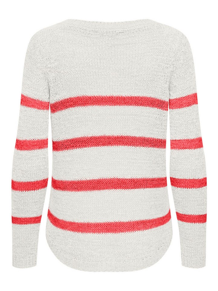 ONLY Strickpullover ONLGEENA XO L/S PULLOVER KNT NOOS Materialmix, regular fit – Bild 3 von 4