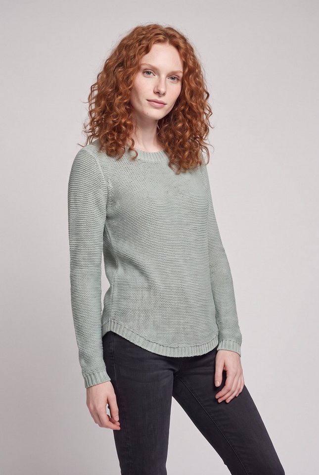 ONLY Strickpullover ONLGEENA XO L/S PULLOVER KNT NOOS Materialmix, regular fit – Bild 2 von 5