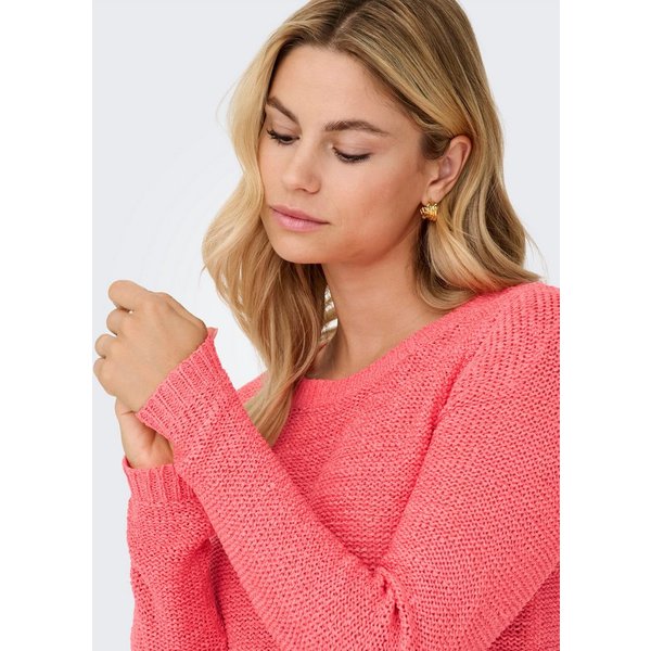ONLY Strickpullover ONLGEENA XO L/S PULLOVER KNT NOOS Materialmix, regular fit