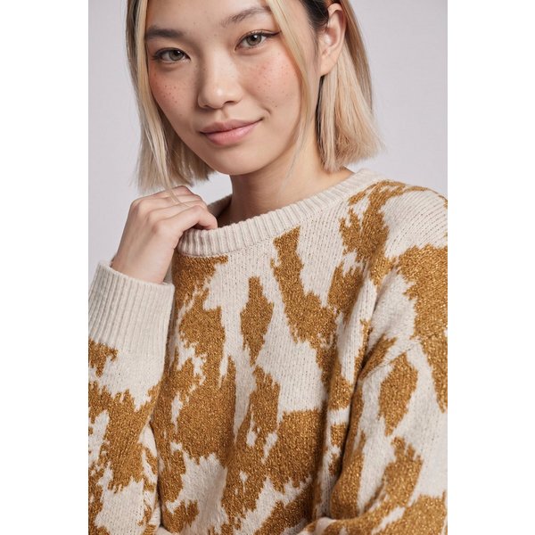 ONLY Strickpullover ONLGIGI LS GLITTER O-NECK KNT