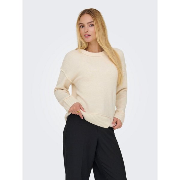 ONLY Strickpullover ONLHAZEL LS DETAIL O-NECK BF KNT