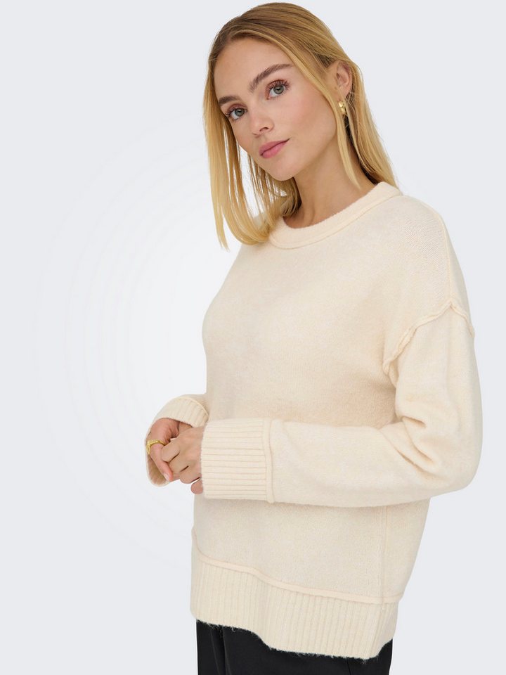 ONLY Strickpullover ONLHAZEL LS DETAIL O-NECK BF KNT – Bild 2 von 5