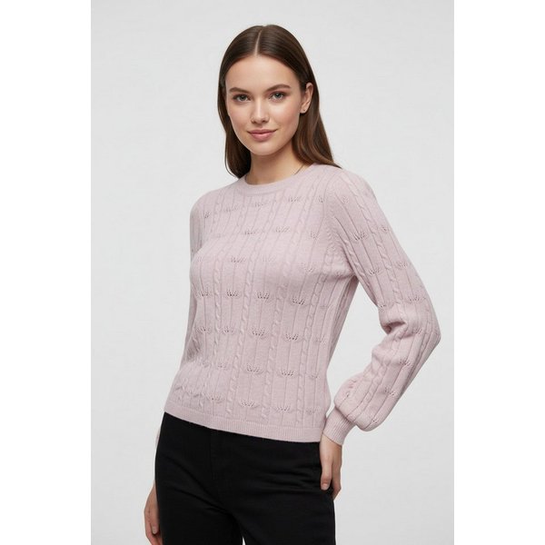 ONLY Strickpullover ONLKATIA LS STRUCTURE O-NECK PULL CC KNT