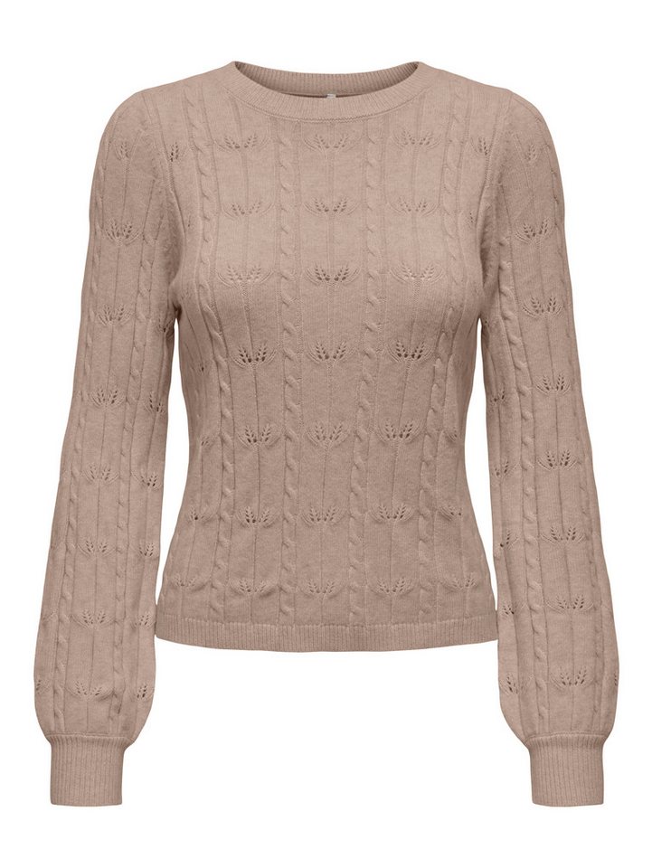 ONLY Strickpullover ONLKATIA LS STRUCTURE O-NECK PULL CC KNT – Bild 2 von 3
